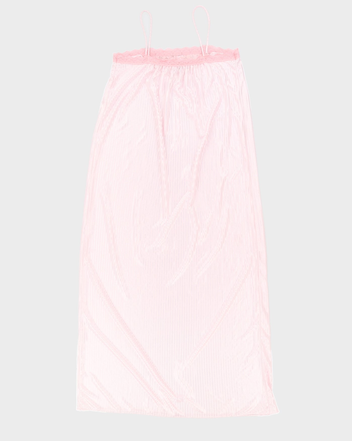 Vintage Pink Slip Dress - S
