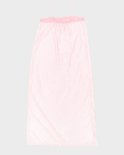 Vintage Pink Slip Dress - S