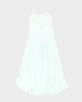 Blue Christian Dior Slip Dress - XXS
