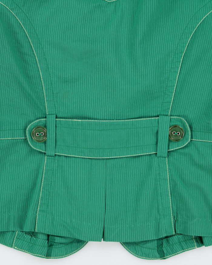 Vintage Y2k 2000s Compagna Lightweight Short Sleeve Blazer Jacket - S