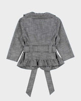 Vintage Y2k 2000s First Option Ruffle Collar Lightweight Jacket - S