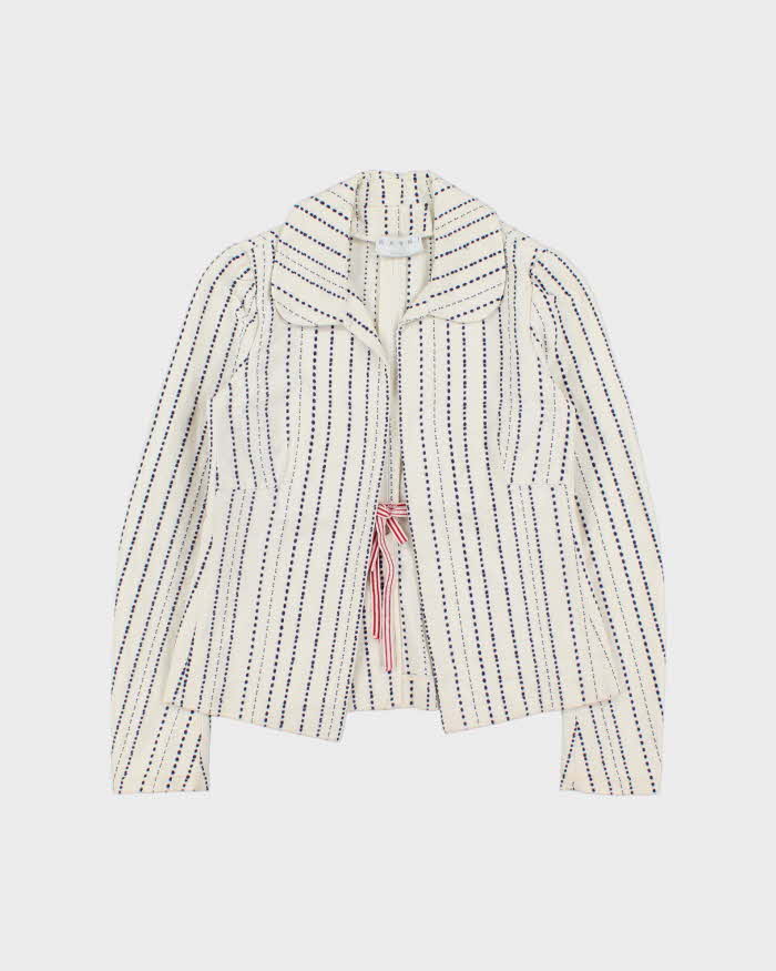 Vintage Y2k 2000s Marni Structed Cotton Jacket - XS