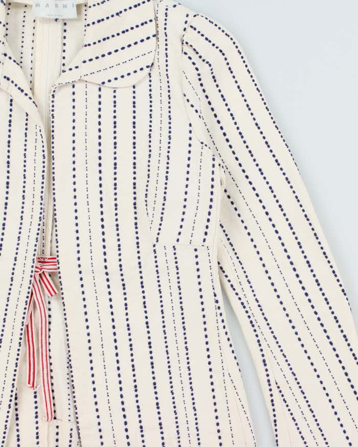Vintage Y2k 2000s Marni Structed Cotton Jacket - XS