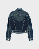 Vintage Y2k 2000s True Religion Disco Emily Denim Jacket - XS
