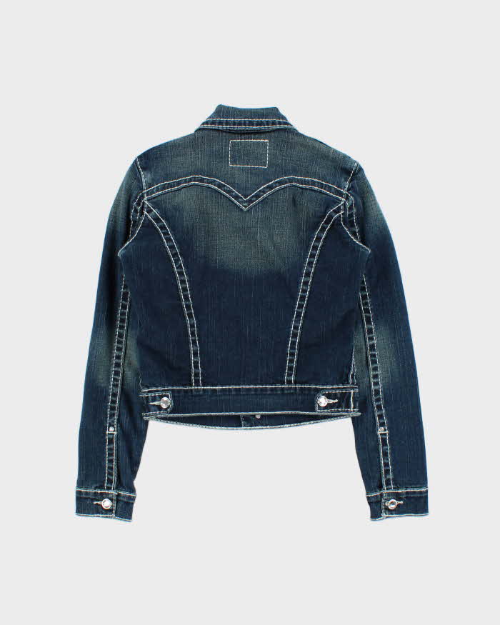 Vintage Y2k 2000s True Religion Disco Emily Denim Jacket - XS