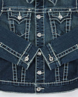 Vintage Y2k 2000s True Religion Disco Emily Denim Jacket - XS
