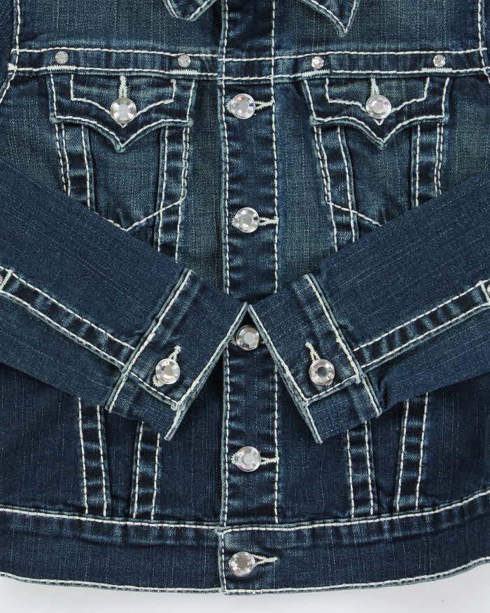 Vintage Y2k 2000s True Religion Disco Emily Denim Jacket - XS