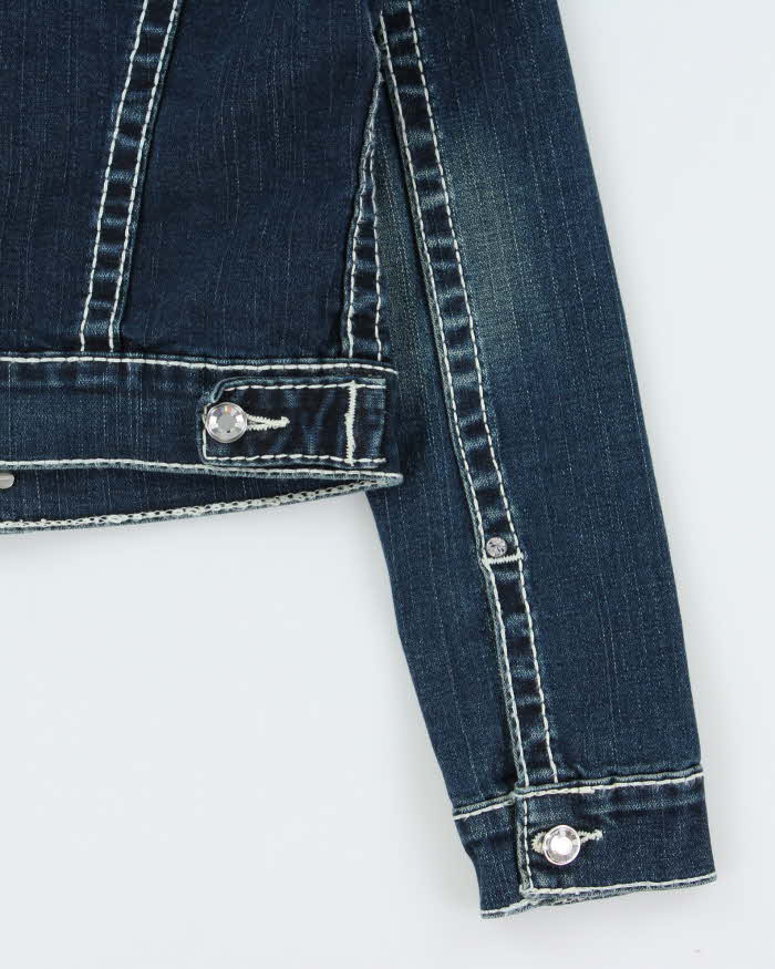 Vintage Y2k 2000s True Religion Disco Emily Denim Jacket - XS