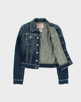 Vintage Y2k 2000s True Religion Disco Emily Denim Jacket - XS