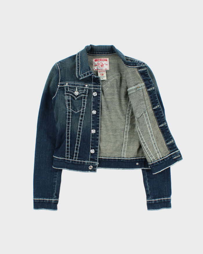 Vintage Y2k 2000s True Religion Disco Emily Denim Jacket - XS