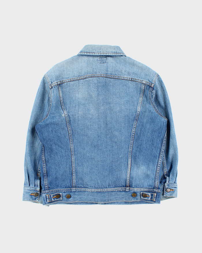 Vintage 1980s Lee Women's Light Wash Denim Trucker Jacket - M