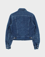 Vintage 1987 Lee Women's Made In Canada Medium Wash Denim Trucker Jacket - S