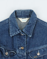 Vintage 1987 Lee Women's Made In Canada Medium Wash Denim Trucker Jacket - S