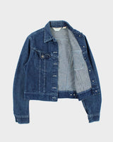 Vintage 1987 Lee Women's Made In Canada Medium Wash Denim Trucker Jacket - S