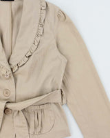 Vintage Y2k 2000s Seduction Lightweight Cropped Jacket - M