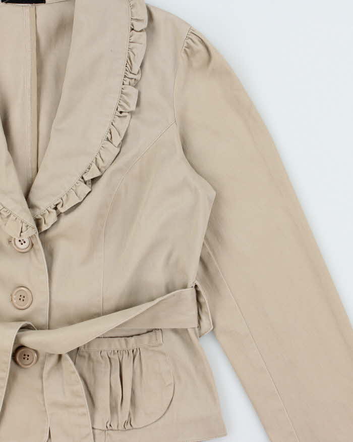 Vintage Y2k 2000s Seduction Lightweight Cropped Jacket - M