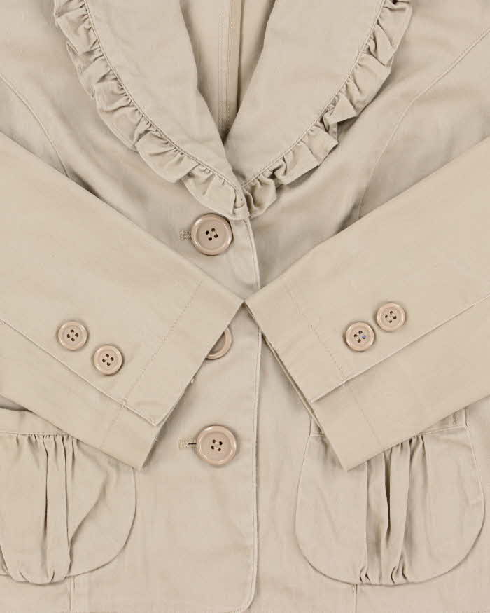 Vintage Y2k 2000s Seduction Lightweight Cropped Jacket - M