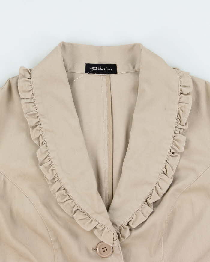 Vintage Y2k 2000s Seduction Lightweight Cropped Jacket - M