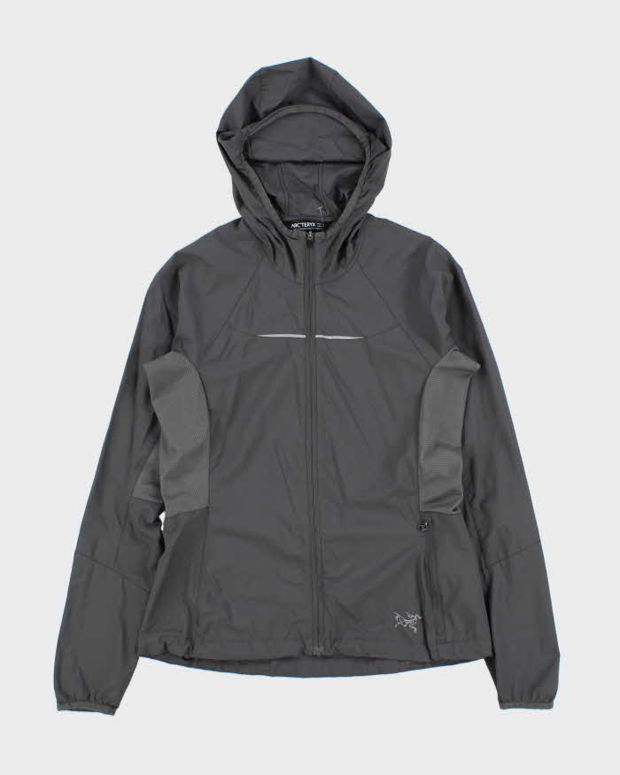 Vintage Arc'teryx Soft Shell Women's 3M Bird Hooded Windbreaker Jacket - S