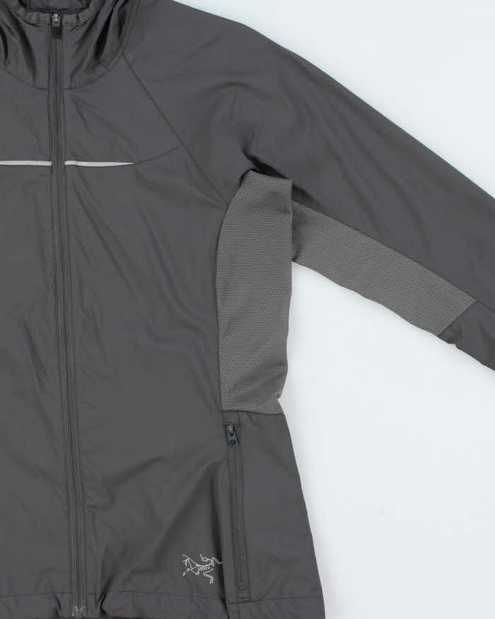 Vintage Arc'teryx Soft Shell Women's 3M Bird Hooded Windbreaker Jacket - S