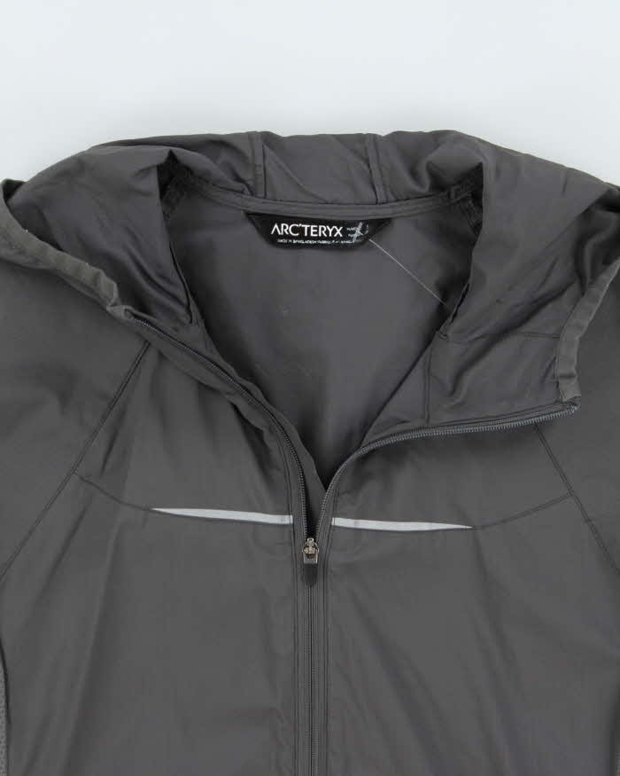 Vintage Arc'teryx Soft Shell Women's 3M Bird Hooded Windbreaker Jacket - S