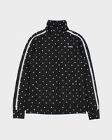 Vintage Diadora Women's Silver Star Stripe Track Jacket - S