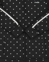 Vintage Diadora Women's Silver Star Stripe Track Jacket - S