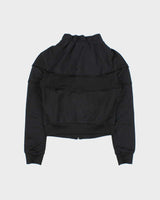 Vintage Y2K 00s Adidas Originals Women's Ruffle Trim Cropped Track Jacket - S