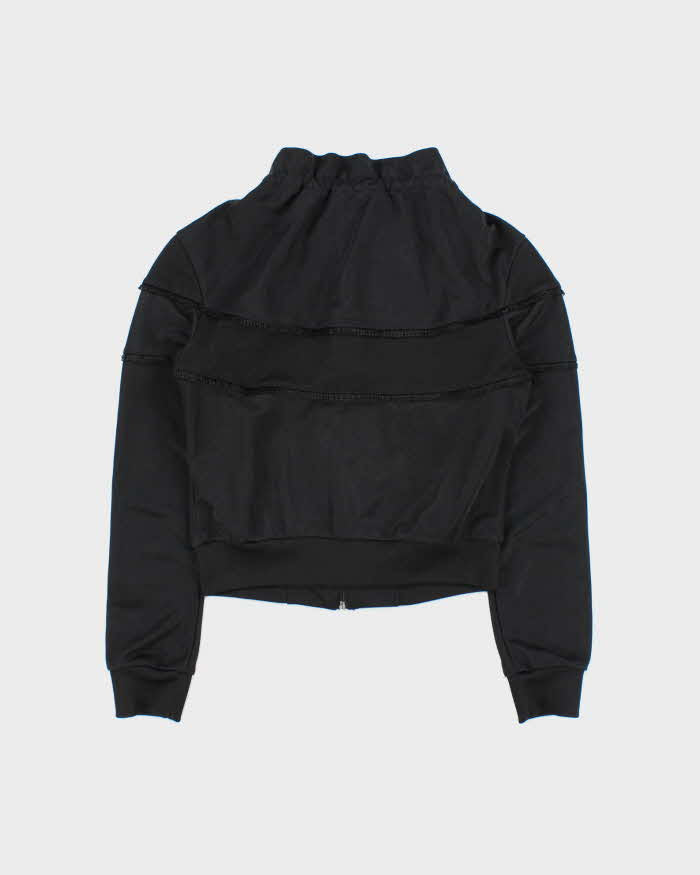 Vintage Y2K 00s Adidas Originals Women's Ruffle Trim Cropped Track Jacket - S