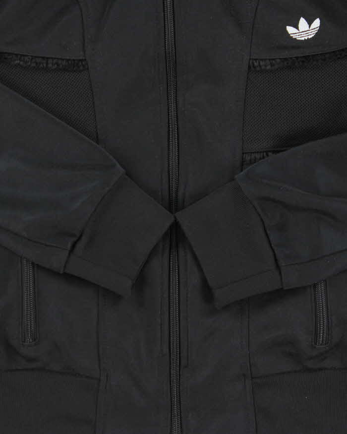 Vintage Y2K 00s Adidas Originals Women's Ruffle Trim Cropped Track Jacket - S