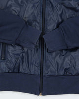 Vintage Y2K 00s Adidas Originals Navy Soft Shell Women's Funnel Neck Track Jacket - S