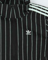 Vintage Adidas Originals Women's Spearmint Pinstripe Denim Track Jacket - XS