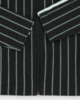 Vintage Adidas Originals Women's Spearmint Pinstripe Denim Track Jacket - XS