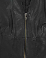 Vintage Y2K 00s Danier Women's Calfskin Leather Moto Jacket - M