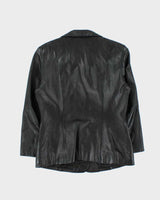 Vintage Y2K 00s Danier Women's Grain Leather Jacket Blazer - M