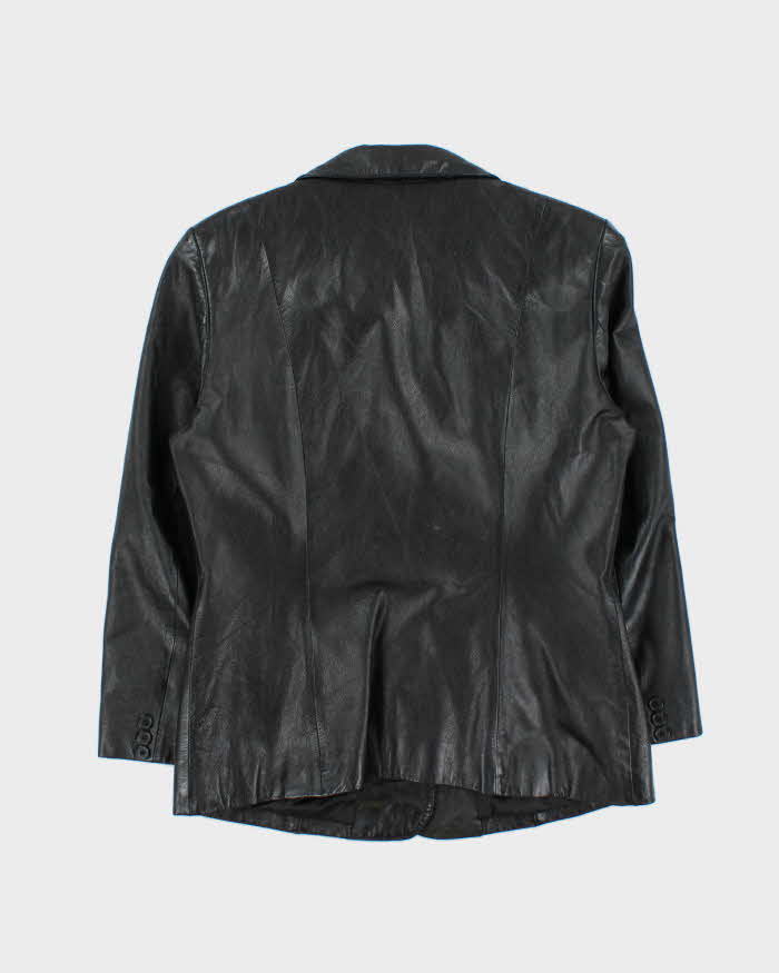 Vintage Y2K 00s Danier Women's Grain Leather Jacket Blazer - M