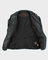 Vintage Y2K 00s Danier Women's Grain Leather Jacket Blazer - M