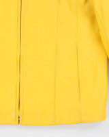 Vintage 1990s Pelle Collezioni Women's Calfskin Leather Made In Canada Moto Jacket - S