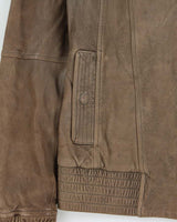 Vintage Y2K 00s Mackage For Aritzia Tan Lambskin Leather Moto Jacket - M