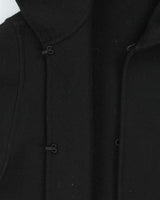 Vintage AW2008 Christian Dior Runway Couture Wool Tassel Unisex Hooded Poncho Cape  - S
