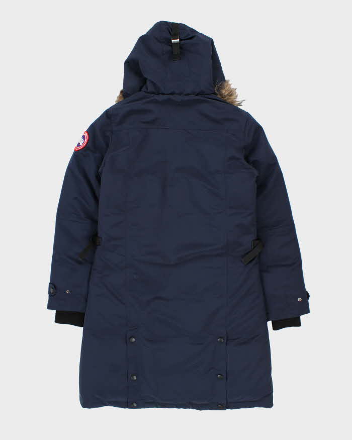 Canada Goose Women's Navy 'Kensington' Goose Down Puffer Parka - M