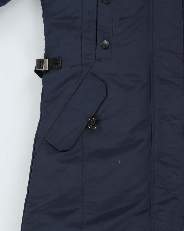 Canada Goose Women's Navy 'Kensington' Goose Down Puffer Parka - M