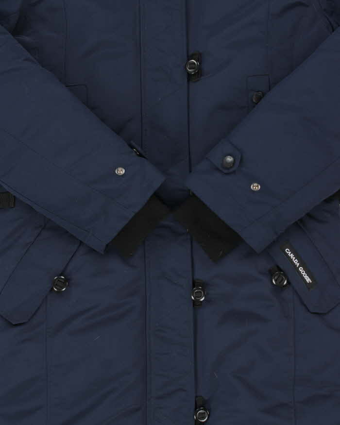 Canada Goose Women's Navy 'Kensington' Goose Down Puffer Parka - M