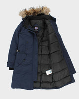 Canada Goose Women's Navy 'Kensington' Goose Down Puffer Parka - M