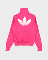 Vintage Y2K 00s Adidas Originals Women's Hot Pink Firebird Track Jacket - S