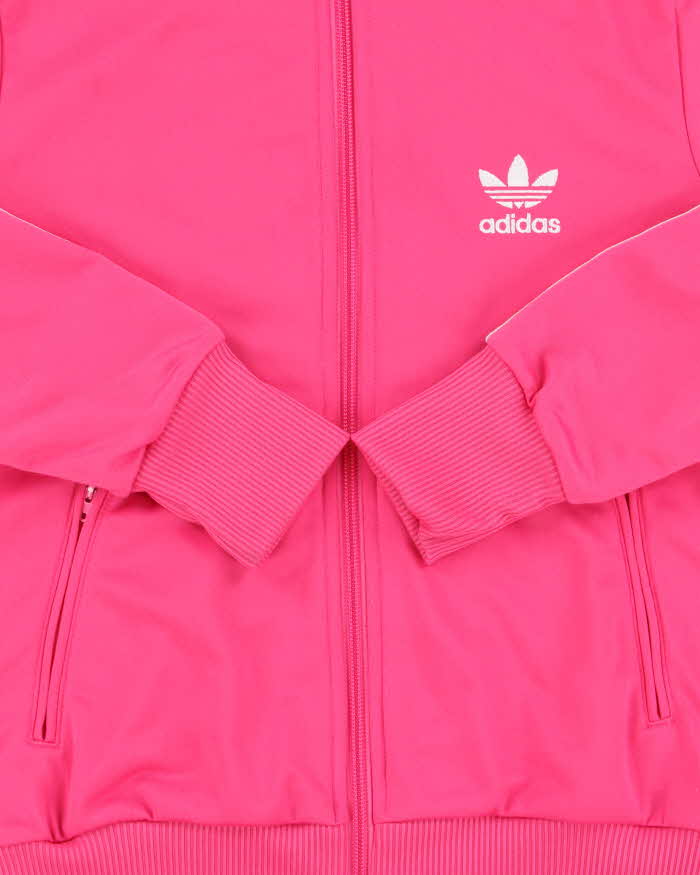 Vintage Y2K 00s Adidas Originals Women's Hot Pink Firebird Track Jacket - S