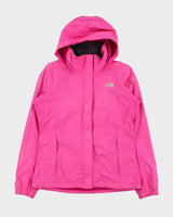 Vintage The North Face Women's Hot Pink Lightweight HyVent Waterproof Jacket - M