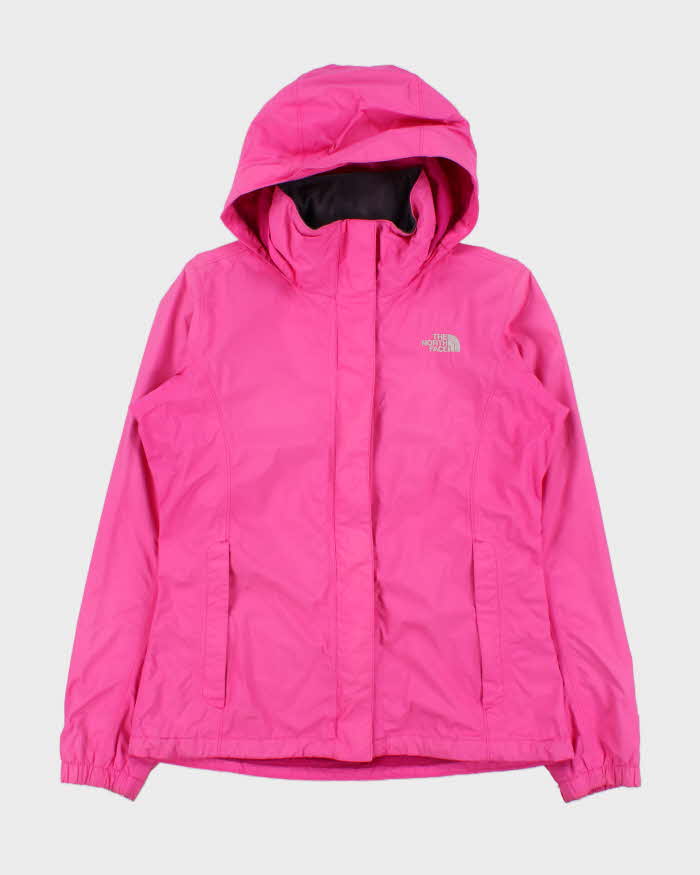 Vintage The North Face Women's Hot Pink Lightweight HyVent Waterproof Jacket - M