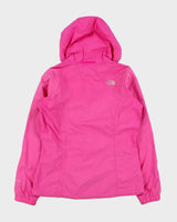 Vintage The North Face Women's Hot Pink Lightweight HyVent Waterproof Jacket - M