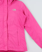 Vintage The North Face Women's Hot Pink Lightweight HyVent Waterproof Jacket - M